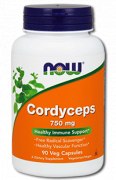 Заказать NOW Cordyceps 750 мг 90 вег капс