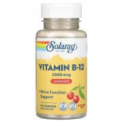 Заказать Solaray Vitamin B-12 2000 мкг 90 пастилок