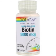 Заказать Solaray Biotin 5000 мкг 60 капc