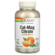 Заказать Solaray Cal-Mag Citrate Chewable 2:1 ratio 90 вег капс