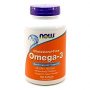 Заказать NOW Omega-3 1000 mg Cholesterol Free 180 капс